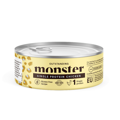 Monster Cat Adult Single Chicken Can 100 g