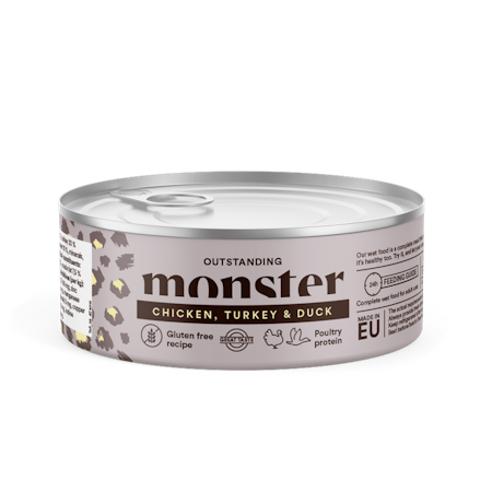 Monster Cat Adult Multi Protein Chicken, Turkey & Duck 100 g