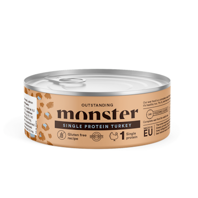 Monster Cat Adult Single Turkey Can 100 g