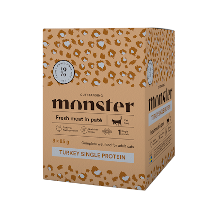 Monster Cat Pouches Adult Salmon 8x85 g