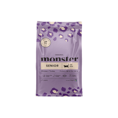 Monster Cat Original senior kylling og kalkun  6kg