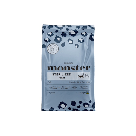 Monster Cat original sterilized fisk 2 kg