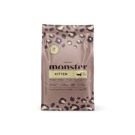 Monster Cat original kylling kattunge 2 kg
