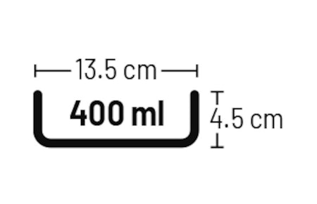 Matskål "Marmi" lys grå. Ø13,5cm. 400ml