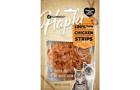 Hapki kattegodbit kylling strips 50gr
