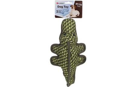 Hundeleke Strong Stuff alligator grønn 34cm