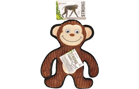 Hundeleke Strong Stuff apekatt brun. 30cm