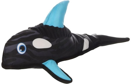 Hundeleke "Jawso" orca sort. 42x21x16cm