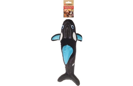 Hundeleke "Jawso" orca sort. 42x21x16cm