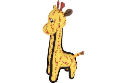 Hundeleke Strong Stuff giraff gul. 35cm