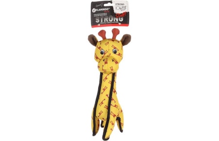 Hundeleke Strong Stuff giraff gul. 35cm