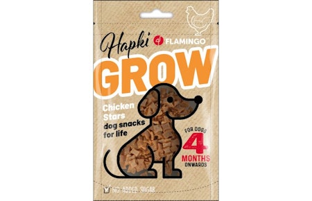 Hapki hundegodbit "grow" stars med kylling 85g