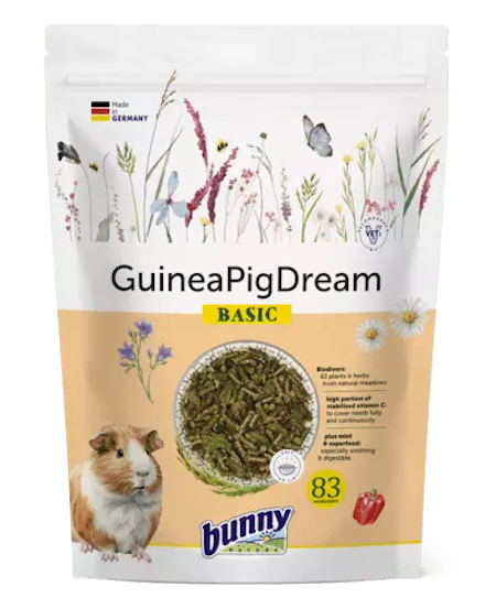 BunnyNature GuineaPigDream BASIC marsvinmat 1,5kg