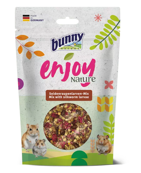 BunnyNature EnjoyNature med Silkeorm larver 40g