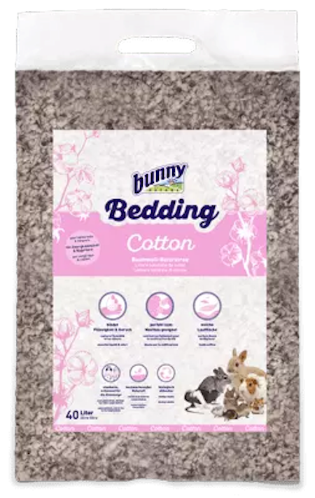 BunnyNature Bedding cotton 20l (2kg) burstrø