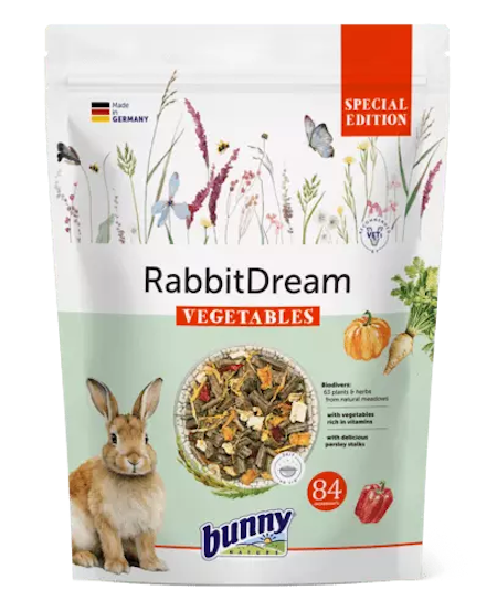 BunnyNature RabbitDream Special edition vegetables kaninmat 1,5kg