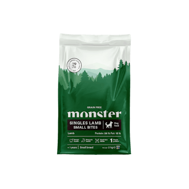 Monster Dog GF Singles Lamb Small Bites 12 kg