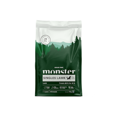 Monster Dog GF Singles Lamb 12 kg