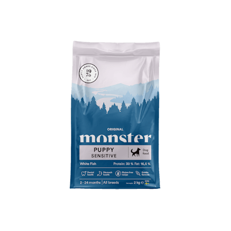 Monster Dog Orig. Puppy Sens. White Fish 12 kg