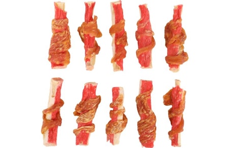 Hundesnack Hapki stick med kylling og krabbe 85g