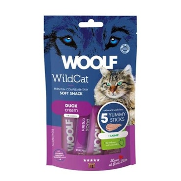 Woolf Wildcat Cream 5 Pcs - Duck + Catnip