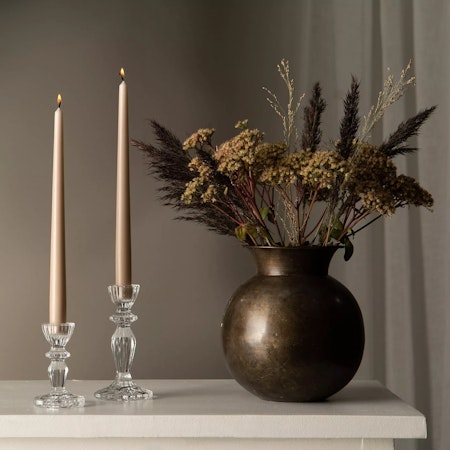 Glasljusstake Elegant Klar