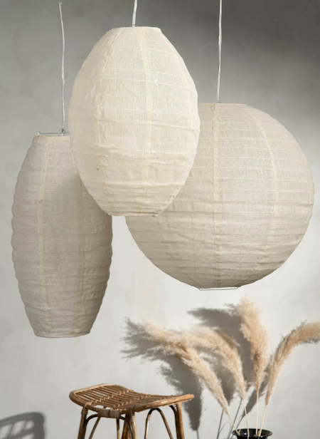 Lampa Jute oblong