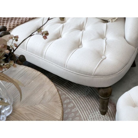 Fransk soffa i linnetyg 2. pers
