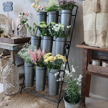 Blomhylla med 9 krukor