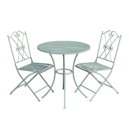 Caféset med 2 stolar och 1 bord