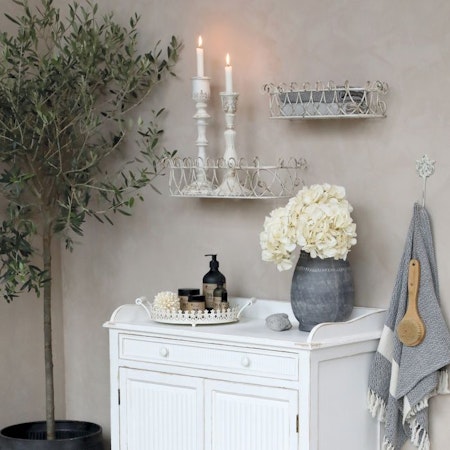 Gamla franska hyllor set