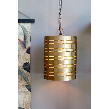 Lampa med mönster