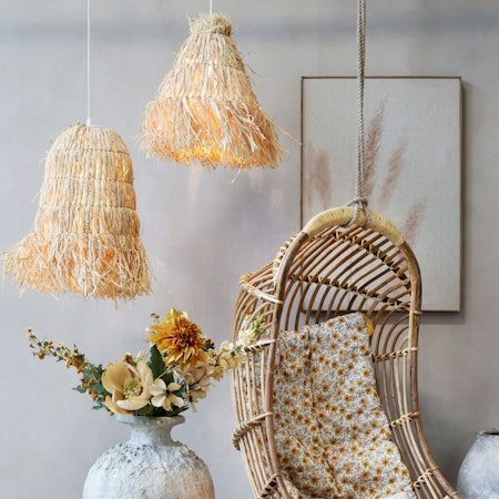 Lampskärm i korg