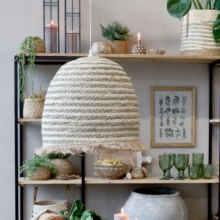 Lampskärm i korg