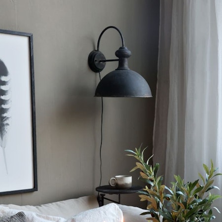 Fabrikslampa för vägg
