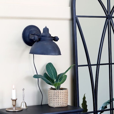 Fabrikslampa för vägg