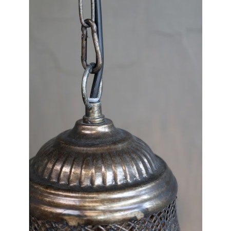 Lampa gl. m. mönster