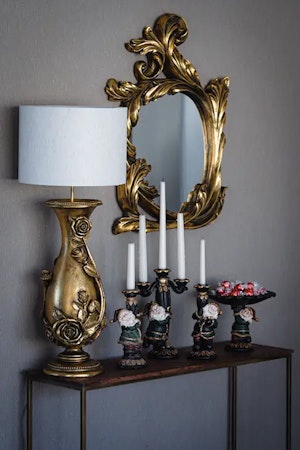 Lampfot Fantalia Guld Poly