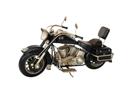 Motorcykel Svart Metall