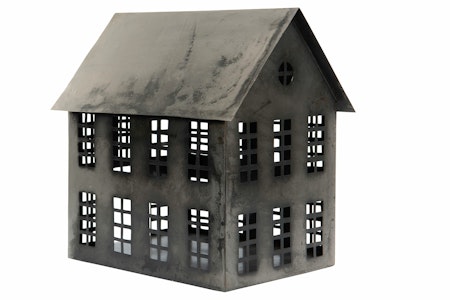 Hus Metall Old Grey