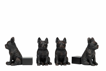 Krukfötter Bulldog Brun/Svart Poly