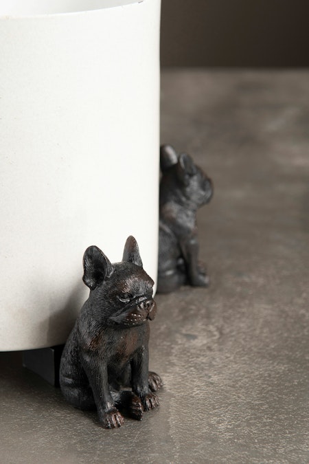 Krukfötter Bulldog Brun/Svart Poly