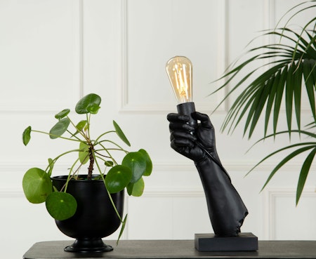 Lampa Hand Svart Poly