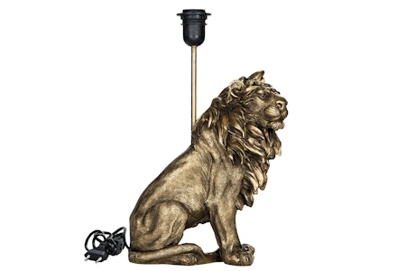 Lampa Lejon Poly Mörkguld