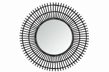 Spegel Moon Bambu Svart