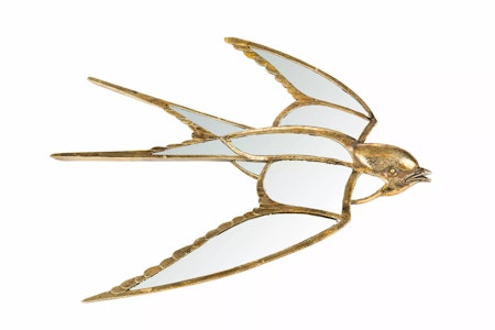 Spegel Svala Guld Poly