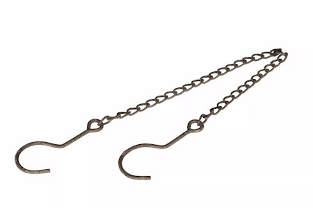 Kedja med Krokar Metall