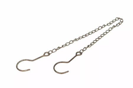 Kedja med Krokar Metall Grön