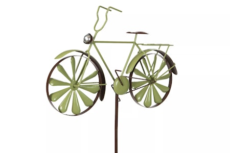 Trädgårdsstick Cykel Metall Grön