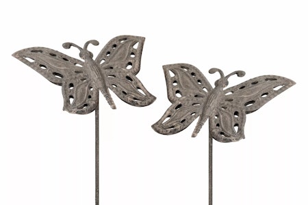 Trädgårdsstick Fjäril Metall